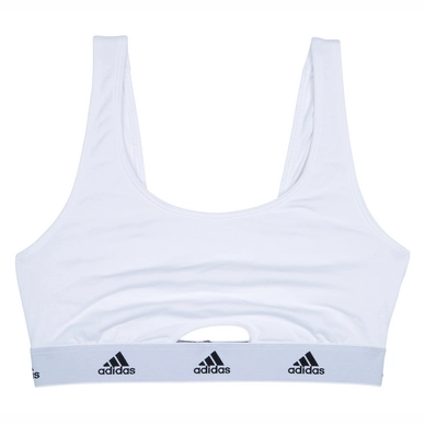 Sports Bra Adidas Women's Scoop Bralette White