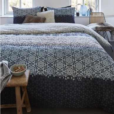 Beddinghouse Brampton Bluegrey Dekbedovertrek Katoen