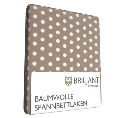 Spannbettlaken Briljant Kinder Bea Taupe (Baumwolle)
