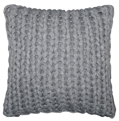 Sierkussen Essenza Britt Grey Melange Acryl Gebreid