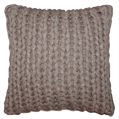 Sierkussen Essenza Britt Taupe Acryl Gebreid