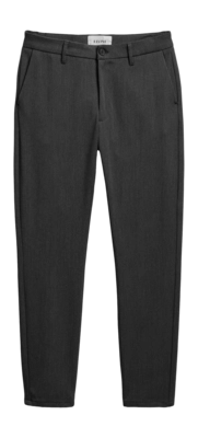 Broek Elvine Men Crimson Stretch Grey Melange