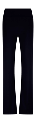 Broek House of Gravity Women Side Stripe Trouser Black Sapphire X Off White