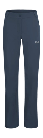 Broek Jack Wolfskin Women Activate Thermic Pants Midnight Sky Regular Regular