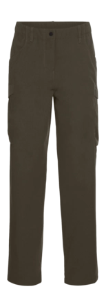 Broek Jack Wolfskin Women Yuma Cargo Pants Obsidian Moss Relaxed fit