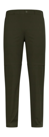 Broek Odlo Men Ascent Light Zip-Off Forest Night Athletic fit
