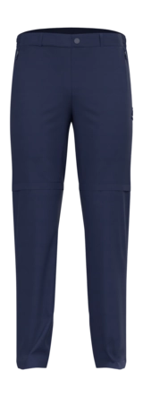 Broek Odlo Men Ascent Light Zip-Off Medieval Blue Athletic fit