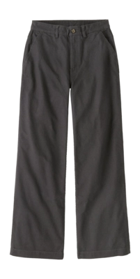 Hose Patagonia Point Reyes Canvas Wide Leg Pants Damen Ink Black ...