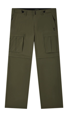 Broek Poederbaas Unisex SOLX Outdoor Baggy Pant Olive Green Baggy Fit