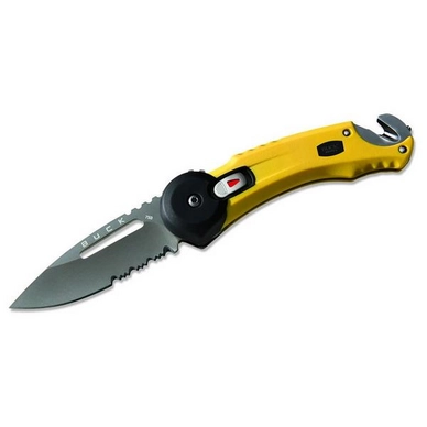 Survival Knife Buck 753YWX Redpoint Rescue Yellow