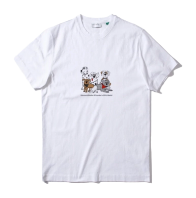 T-Shirt Edmmond Studios Men Bunch Plain White