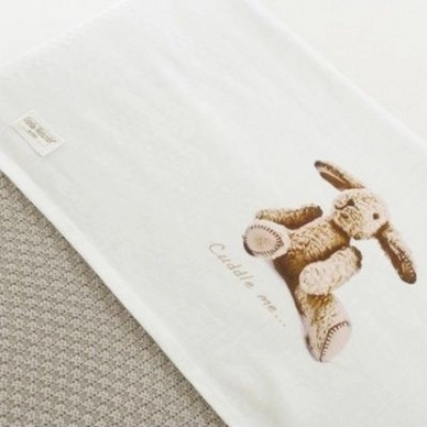 Drap Lit Enfant Little Naturals Bunny Sand (Coton)