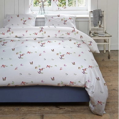 Bettwäsche Vanezza Lovely Butterfly Mako-Satin