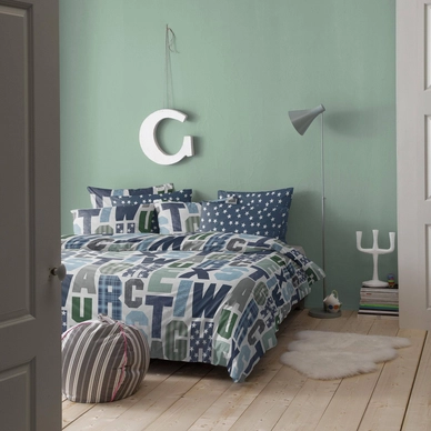 Bettwäsche Cinderella Campus Grau Perkal