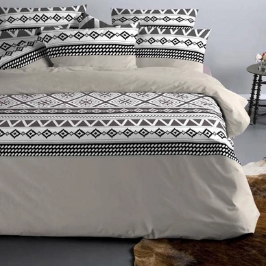 Dekbedovertrek Cinderella Stockholm Light Grey Flanel