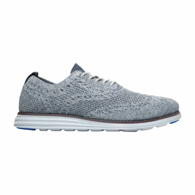 Cole Haan Men Originalgrand Stitchlite Wingtip Oxford Stormy Weather Harbor Mist