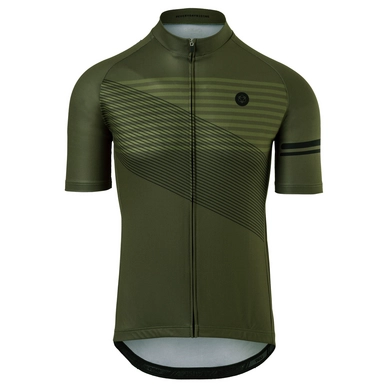 Fahrradshirt AGU Striped Essential Army Green Herren