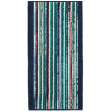 Douchelaken Cawö Remake Stripes Green Multi Color