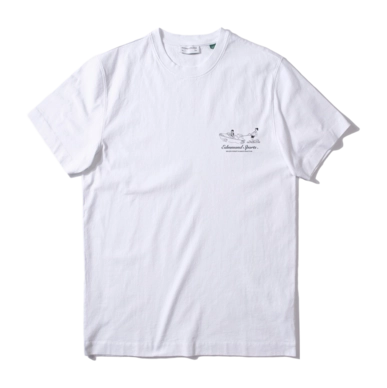 T-Shirt Edmmond Studios Men Calypso Blanc