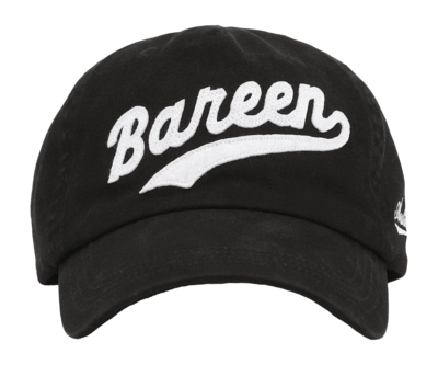 Cap Bareen Unisex Dad Cap Black