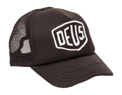 Cap Deus Unisex Baylands Trucker Black White