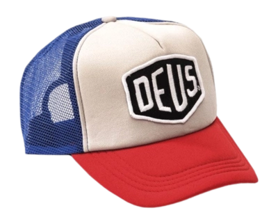 Cap Deus Unisex Baylands Trucker Blue Red