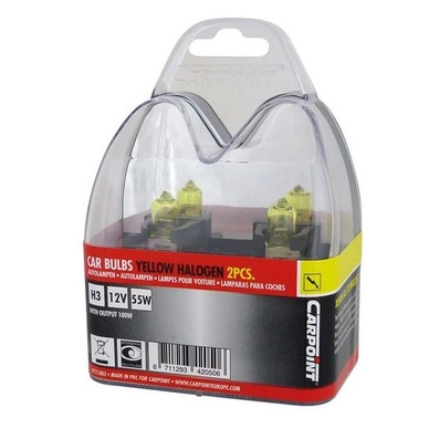 Autolampenset Carpoint H3 Yellow Halogeen