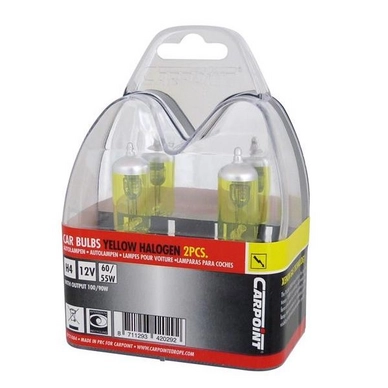 Autolampenset Carpoint H4 Yellow Halogeen