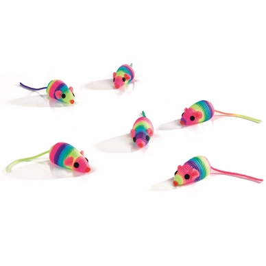 Sisal Muisjes Beeztees Regenboog Mix (set van 6)