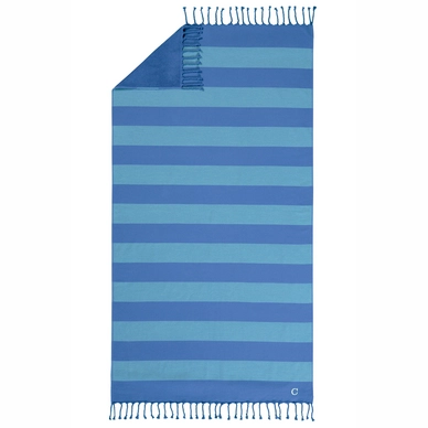 Bath Towel Cawö Code Block Stripes Sapphire
