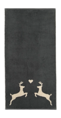 Serviette de Douche Cawö Alpenchic Edition Deer Granite