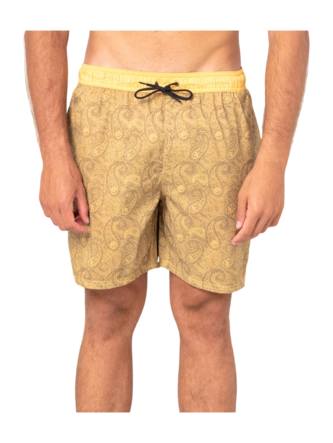 Zwemshort Rip Curl Men Granny Rug Volley Mustard Regular Fit