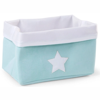 Panier de Rangement Childhome Mint Blanc 32 x 20 x 20 cm
