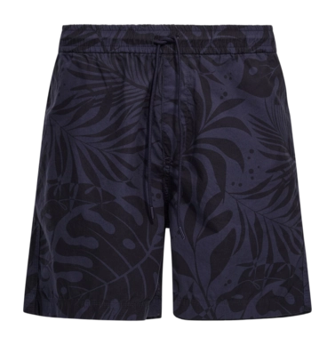 Kurze Hose Woolrich Tropical Print Herren Maritimes Blue Flower