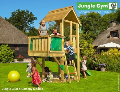 Speelset Jungle Gym Jungle Club + Balcony Groen