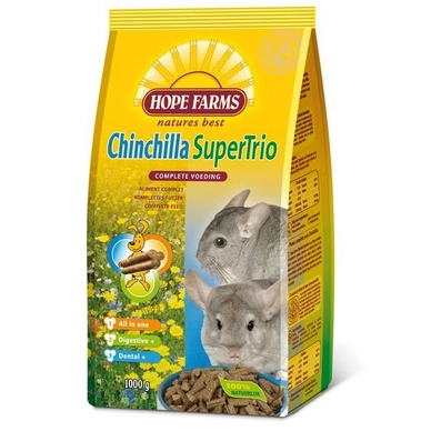 Chinchilla Voeding Hope Farms SuperTrio 1 kg