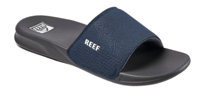 Tongs Reef Men One Slide Navy White