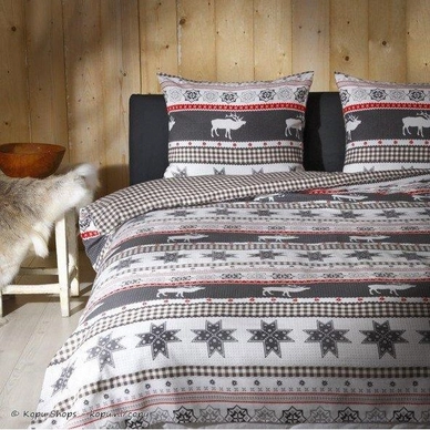 Dekbedovertrek Cinderella Wintersleep Grijs Flanel