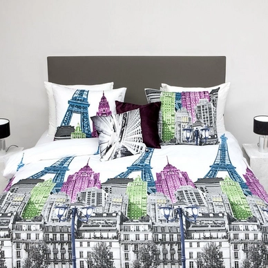 Dekbedovertrek Refined City Life Multi Katoen