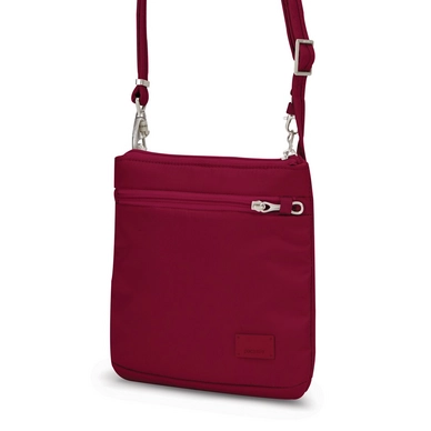 Schoudertas Pacsafe Citysafe CS50 Cranberry