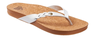 Slipper Reef Women Cushion Court Twist White