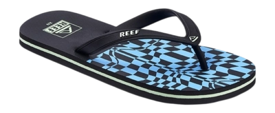 Slipper Reef Kids Switchfoot Prints Swell Checkers