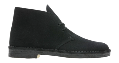 Chaussures à Lacets Clarks Originals Desert Boot Men Black Suede 2021