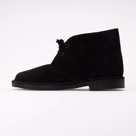 Clarks Desert Boot Black Suede | Sneaker District COM display picture 1