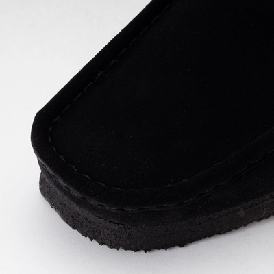 Clarks Originals Men Wallabee Boot Black Suede | Sneaker District