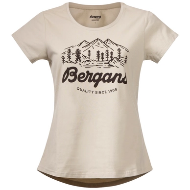 T-Shirt Bergans Women Classic W Tee Chalk Sand