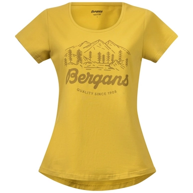 T-Shirt Bergans Women Classic W Tee Light Olive Green