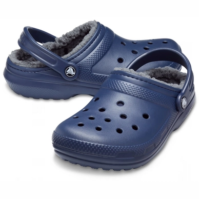 Classic Lined Clog Navy Charcoal 2