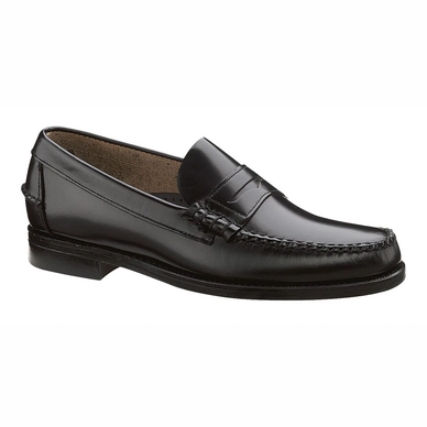 Slipper Sebago Classic Leder Schwarz