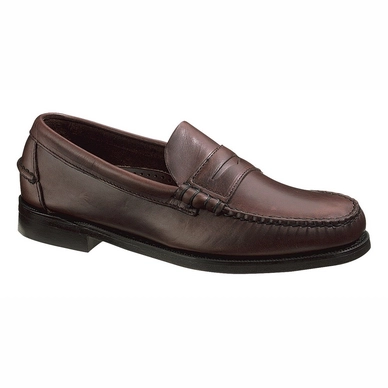 Instapper Sebago Classic Leer Bruin